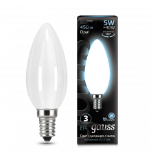 Лампа Gauss LED Filament Candle OPAL E14 5W 4100К