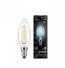 Лампа Gauss LED Filament Candle E14 5W 4100К