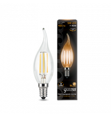 Лампа Gauss LED Filament Candle tailed E14 5W 2700K