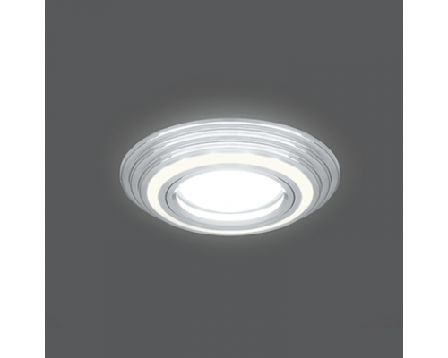 Светильник Gauss Backlight BL138 Кругл. Хром. Gu5.3, 3W, LED 3000K 1/40