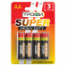 Батарейки Трофи R6-4BL SUPER HEAVY DUTY Zinc