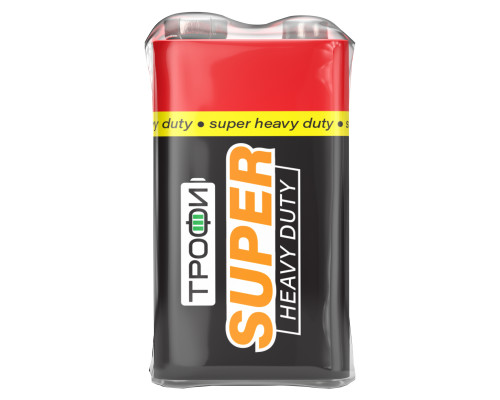 Батарейки Трофи 6F22-1S SUPER HEAVY DUTY Zinc