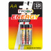 Батарейки Трофи LR6-2BL ENERGY POWER Alkaline