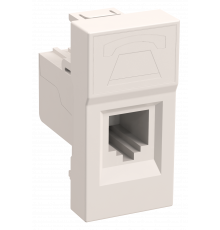 Розетка телефонная РКФ-10-00-П RJ-11 кат.3 (на 1 модуль) ПРАЙМЕР белая IEK