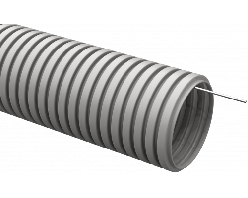 Труба гофрированная ПВХ d=25мм с зондом (50м) IEK