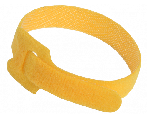 Хомут-липучка ХКл 14х210мм желтый (100шт) IEK