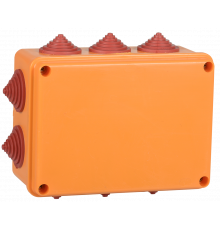 Коробка распаячная огнестойкая ПС 150х110х70мм 2P 10мм2 IP55 10 вводов IEK