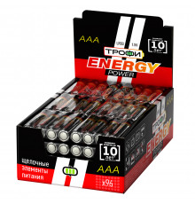 Батарейки Трофи LR03-4S promo-box ENERGY POWER Alkaline