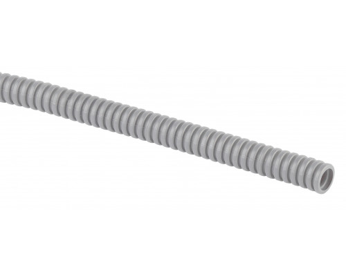 Труба гофрированная ПВХ ЭРА GOFR-16-100-PVС серая d 16мм с зондом легкая 100м