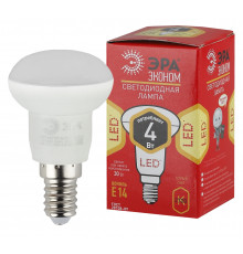Лампочка светодиодная ЭРА RED LINE ECO LED R39-4W-827-E14 Е14 / Е14 4Вт рефлектор теплый белый свет