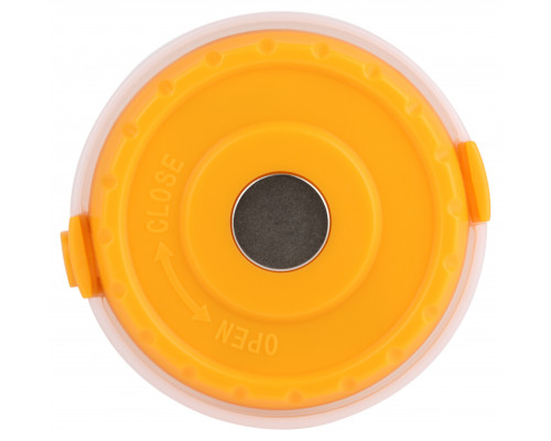 Фонарь кемпинговый светодиодный Трофи KB-301 на батарейках с магнитом и крючком походный светильник оранжвый