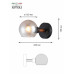 Бра светильник Rivoli Agerola 1013-401 настенный 1 х Е14 60 Вт лофт - кантри
