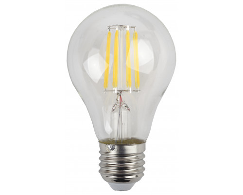 Лампочка светодиодная ЭРА F-LED A60-9W-827-E27 Е27 / Е27 9 Вт филамент груша теплый белый свет
