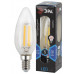 Лампочка светодиодная ЭРА F-LED B35-5W-840-E14 Е14 / Е14 5Вт филамент свеча нейтральный белый свет