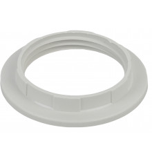 ЭРА Кольцо для патрона E27, пластик, белое
