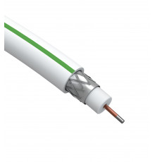 ЭРА Кабель коаксиальный SAT 703 B,75 Ом, CCS/(оплётка Al, 75%), PVC,цвет белый,  бухта 100 м, SIMPLE