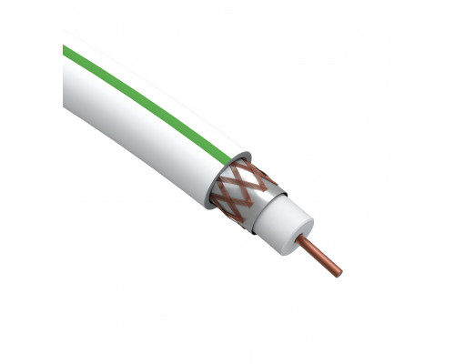 ЭРА Кабель коаксиальный SAT 703 B, 75 Ом, Cu/(оплётка Cu 75%), PVC, цвет белый, бухта 50 м