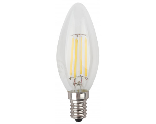 Лампочка светодиодная ЭРА F-LED B35-11W-827-E14 Е14 / Е14 11Вт филамент свеча теплый белый свет  с доставкой по Санкт-Петербургу и по всей России.