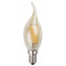 Лампочка светодиодная ЭРА F-LED BXS-9W-840-E14 gold Е14 / Е14 9Вт филамент свеча на ветру золотая нейтральный белый свет