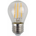 Лампочка светодиодная ЭРА F-LED P45-11W-840-E27 Е27 / Е27 11Вт филамент шар нейтральный белый свет