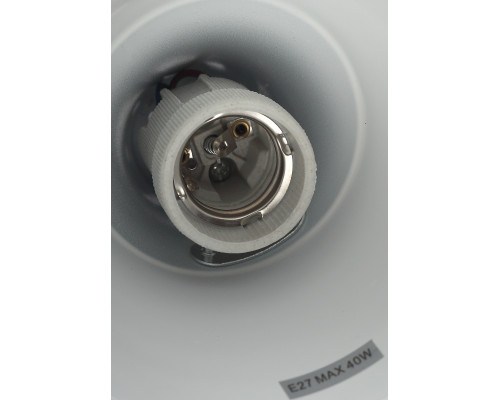 Настольный светильник ЭРА N-123-Е27-40W-GY серый