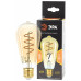Лампочка светодиодная ЭРА F-LED ST64-7W-824-E27 spiral gold E27 / Е27 7Вт филамент золотистый теплый белый свет