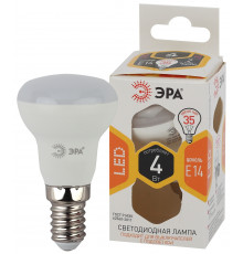 Лампочка светодиодная ЭРА STD LED R39-4W-827-E14 Е14 / Е14 4Вт рефлектор теплый белый свет