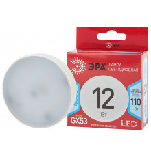 Лампочка светодиодная ЭРА RED LINE LED GX-12W-840-GX53 R GX53 12Вт таблетка нейтральный белый свет