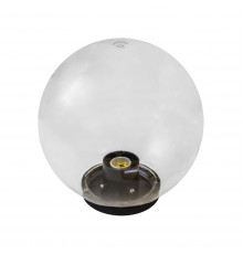 Садово-парковый светильник ЭРА НТУ 01-100-302 шар прозрачный на опору / кронштейн IP44 Е27 max100Вт d300mm