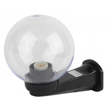Садово-парковый светильник ЭРА НБУ 01-60-202 шар прозрачный настенный IP44 Е27 max60Вт d200mm