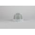 Светильник ЭРА НБП 04-60-002 Акватермо алюминий/стекло решетка IP54 E27 max 60Вт 212х105 овал белый