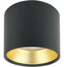 OL8 GX53 BK/GD Подсветка ЭРА Накладной под лампу Gx53, алюминий, цвет черный+золото