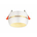 Встраиваемый светильник под лампу GX53 ЭРА KL81 WH/GD белый/золото