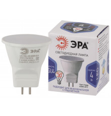 Лампочка светодиодная ЭРА STD LED MR11-4W-860-GU4 GU4 4Вт софит холодный дневной свет