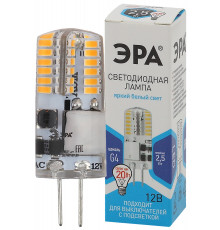 Лампочка светодиодная ЭРА STD LED-JC-2,5W-12V-SLC-840-G4 G4 2,5Вт силикон капсула нейтральный белый свет