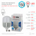 Лампа светодиодная ЭРА STD LED POWER T160-150W-4000-E27/E40 Е27 / Е40 150Вт колокол нейтральный белый свет  с доставкой по Санкт-Петербургу и по всей России.