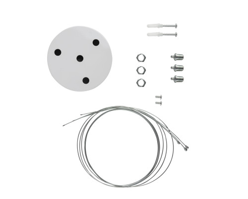 Светильник светодиодный Geometria ЭРА Ring SPO-133-W-40K-045 45Вт 4000К 3200Лм IP40 600*600*80 белый подвесной