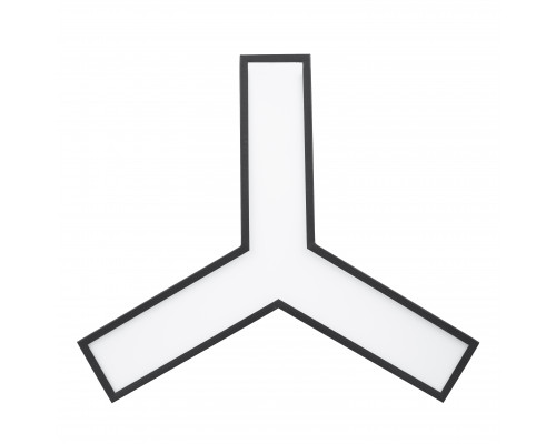 Светильник светодиодный Geometria ЭРА Igrek SPO-142-B-40K-044 44Вт 4000К 3000Лм IP40 800*800*80 черный подвесной