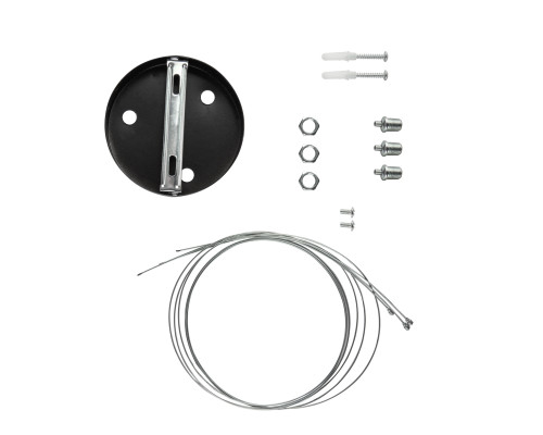 Светильник светодиодный Geometria ЭРА Quadro SPO-161-B-40K-060 60Вт 4000К 5500Лм IP40 600*600*80 черный подвесной