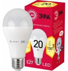 Лампочка светодиодная ЭРА RED LINE LED A65-20W-827-E27 R Е27 / E27 20 Вт груша теплый белый свет