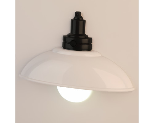Ночник - светильник светодиодный ЭРА NLED-487-1W-SW-W настенный на батарейках с выключателем белый