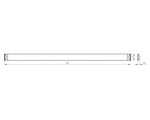 Светильник светодиодный ЭРА SPO-5-50-4K-M линейный 50Вт 4000K 4700Лм 1500х75х25 матовый