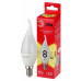 Лампочка светодиодная ЭРА RED LINE LED BXS-8W-827-E14 R E14 / Е14 8Вт свеча на ветру теплый белый свет