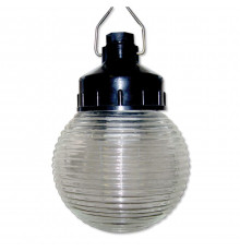 Светильник ЭРА НСП 01-60-003 подвесной Гранат стекло IP44 E27 max 60Вт D150 шар