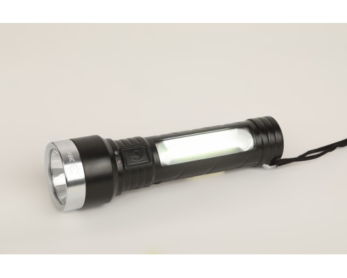 Светодиодный фонарь ЭРА  UA-501 универсальный, аккумуляторный, COB+LED, 5 Вт, резина