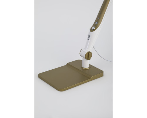 Настольный светильник ЭРА NLED-497-12W-G светодиодный на струбцине и с основанием золото