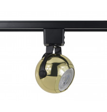 Трековый светильник однофазный ЭРА TR35-GU10 GD под лампу MR16 золото