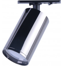 Трековый светильник однофазный ЭРА TR39-GU10 ВСН под лампу MR16 черный хром