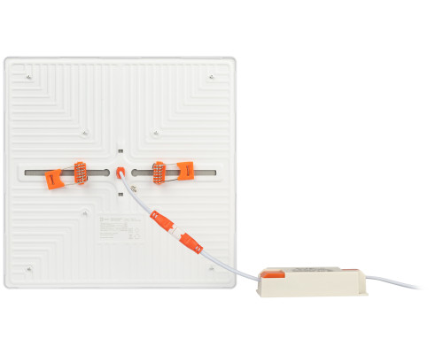 Светильник светодиодный встраиваемый ЭРА LED 12-36-6K квадратный регулируемый 36Вт 6500K