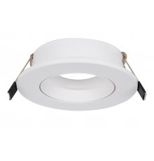 Встраиваемый светильник декоративный ЭРА KL92 WH MR16/GU5.3 белый, пластиковый
